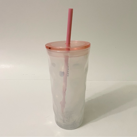 Starbucks 2022 Christmas Holiday Mottled Milky Luster Glass Tumbler 18oz Cup - Picture 3 of 16